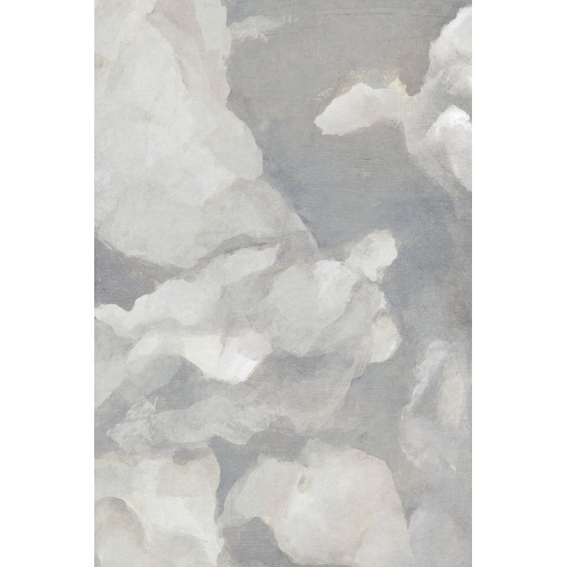 Scattered Sky I by Annie Warren - Painting, 122cm H x 81cm W, Black Floater Framed