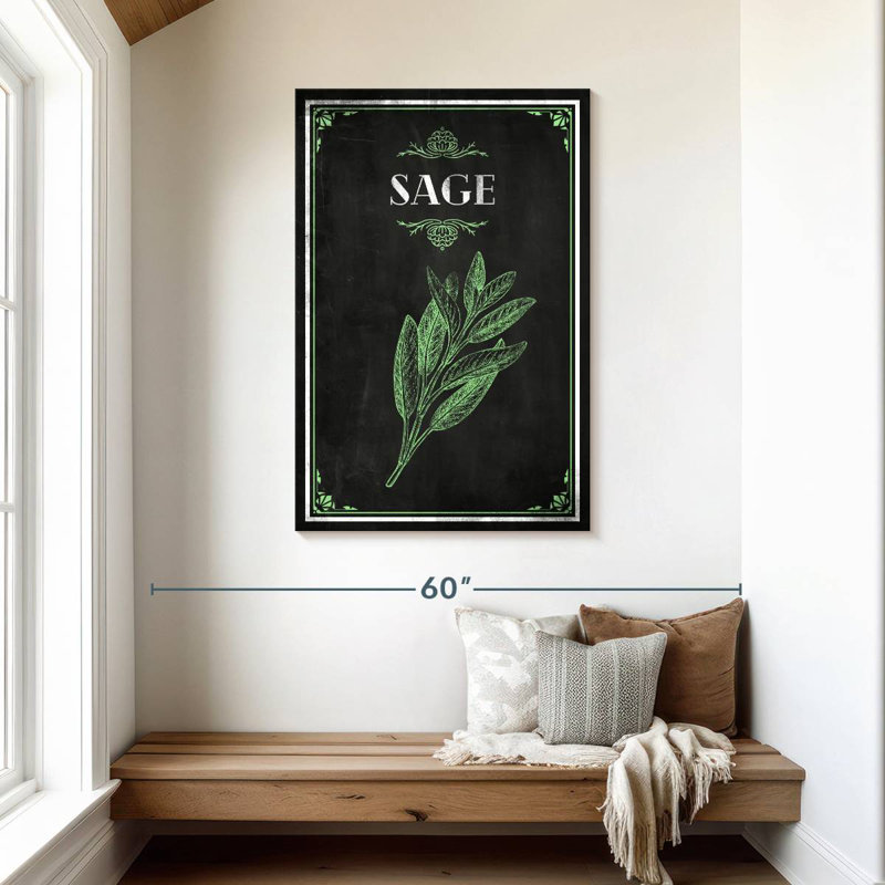 Chalkboard Sage Green, 45" H x 30" W