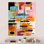 Mid-Century géométrique, collage amusant III - art mural géométrique en métal
