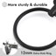 Towel Ring for Bathroom Round Matte Black Wall Mount SUS304 Stainless Steel