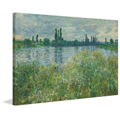 «Banks of the Seine, Vétheuil», reproduction sur toile tendue