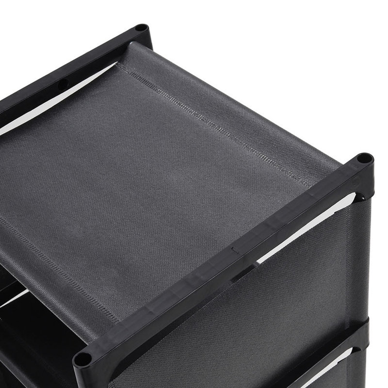 6 Pair Stackable Shoe Rack