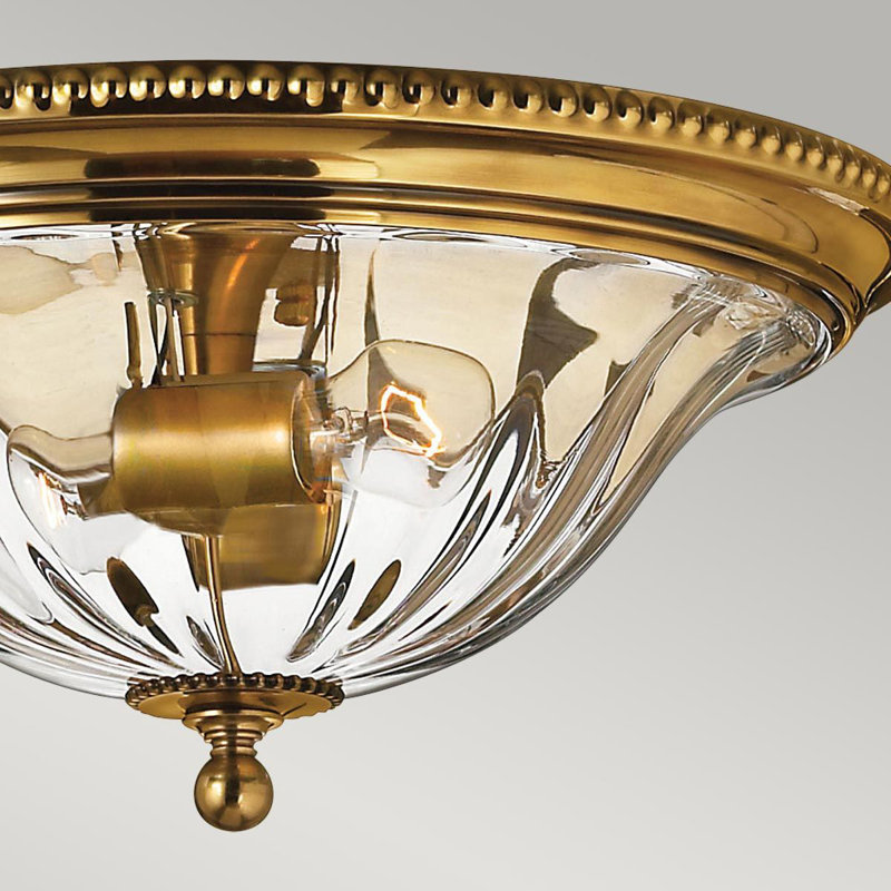 Baddesley Glass Flush Mount