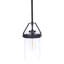 Luminaire suspendu d'extérieur 1 lumière H 12,09 po Steadham Midnight