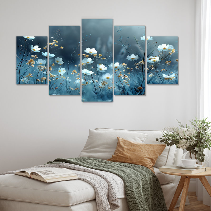 Bibeau - Ensemble d'art sur toile Fleurs sauvages