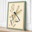 Dragonfly and Seedpod Japandi - Wrapped Canvas-554378344-554378348