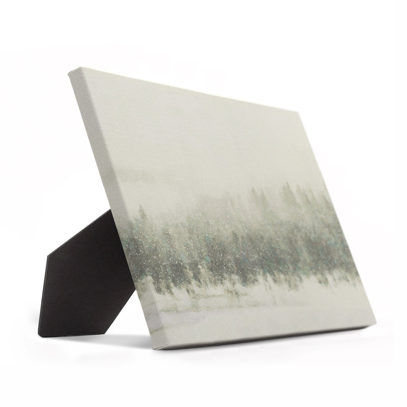 Let It Snow Tree Line Easelback