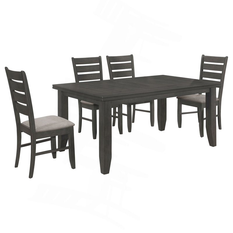 Ensemble de salle à manger rectangulaire en bois