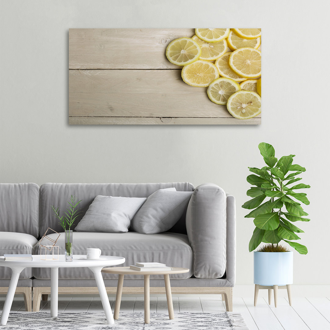 Lemons Wood - Ungerahmte Kunstdrucke auf Leinwand