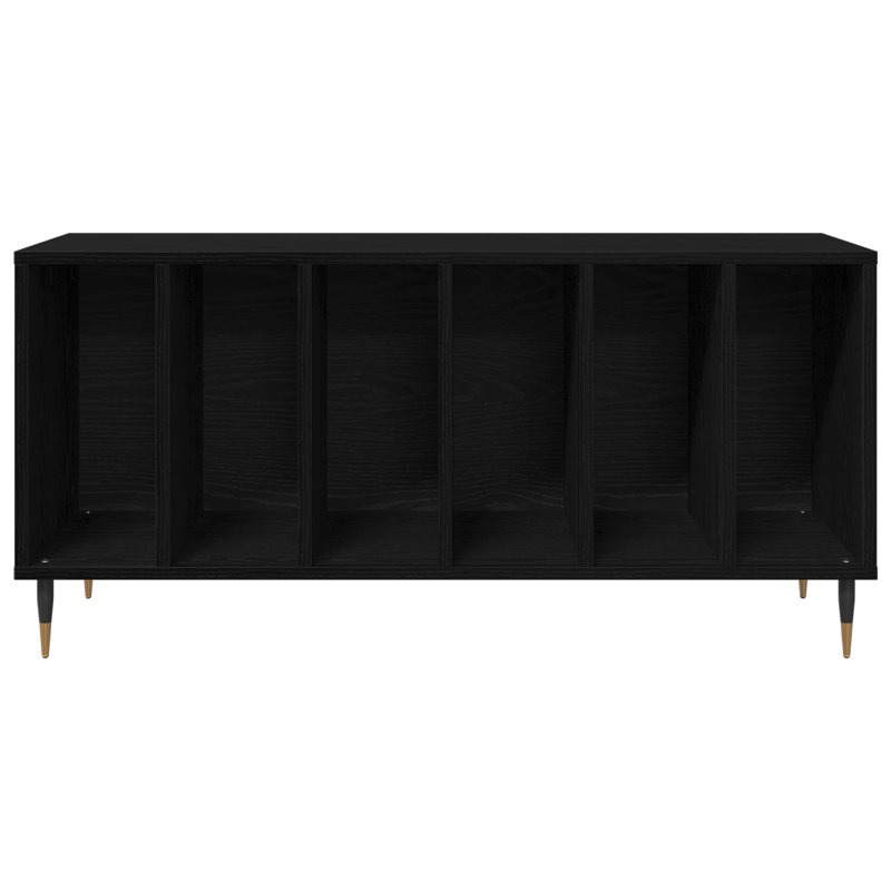 12-3 Rectangle Accent Cabinet, Black Oak