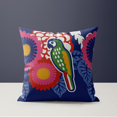 Ares Microsuede Square Throw Pillow