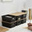 Set of 6 Stackable 5.2QT Plastic Storage Containers With Bamboo Lids & Label Holder, 10×7.2×4.1 Inch Multipurpose Organizer Bins for Pantry Closet Desk Office-129676938