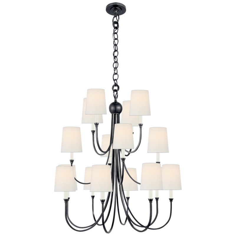 Reed 16 - Light Chandelier, Bronze
