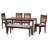 6 - Person Four Leg Dining Set-699082420-699082421