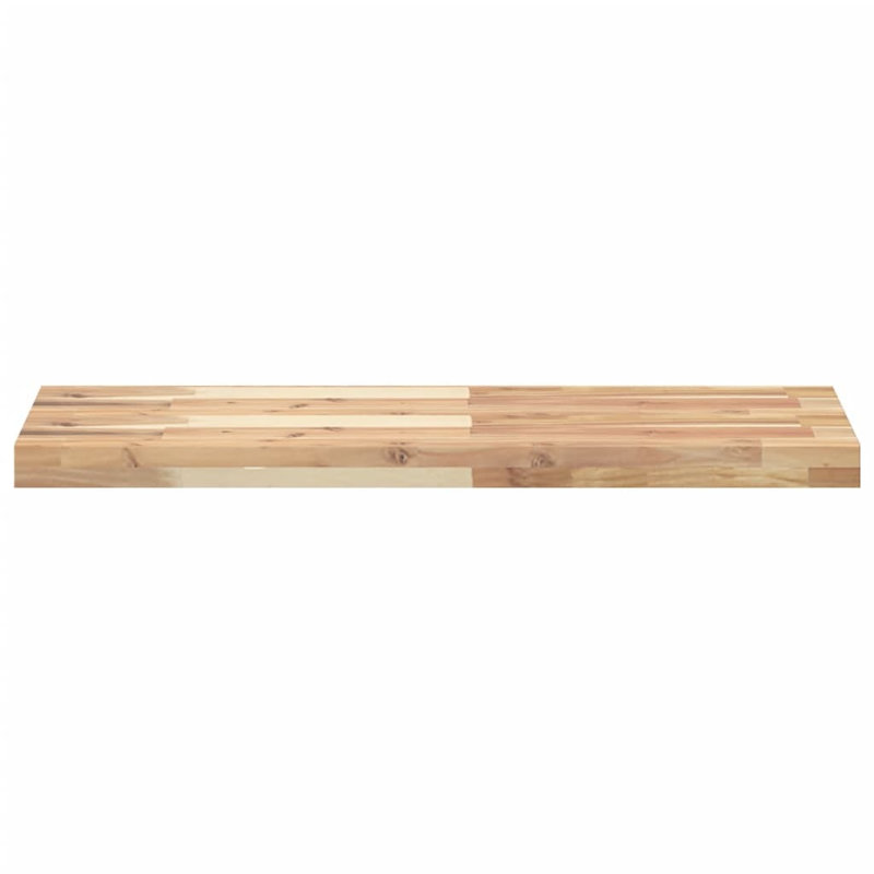Alfie Solid Wood Table Top, Natural, 4cm H x 80cm W x 30cm D