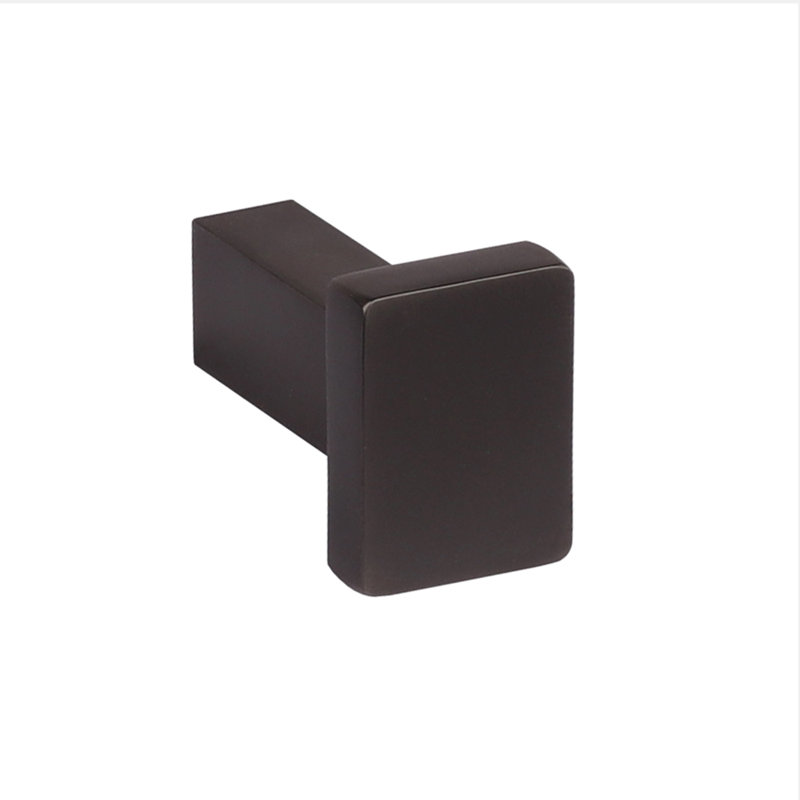 Flash Single Robe Hook, Matte Black