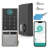 TOOLUCK Bluetooth Smart Lock with Fingerprint Door Lock IP54 Waterproof, Auto-Lock (G2-Bluetooth Ver.)-106863512