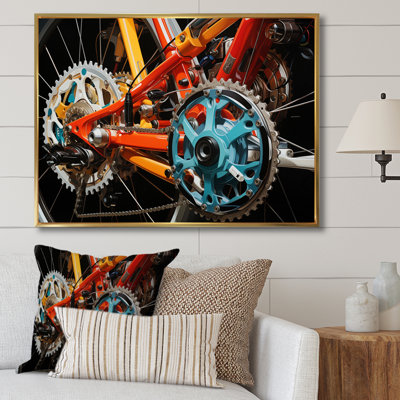 Vélo, Perspectives dynamiques - Transport, reproduction d'art sur toile