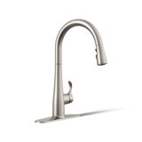 Simplice Touchless Pull-Down Kitchen Sink Faucet with Three-Function Sprayhead