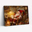 Père Noël atelier, art mural sur toile-121121789