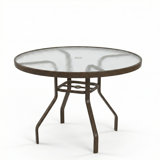 Windward Outdoor Glass 42" Round Dining Table
