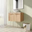 Meuble-lavabo mural simple 30 po avec comptoir en céramique
