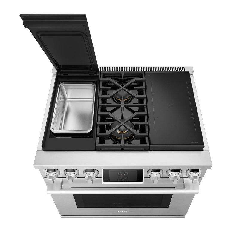36-Inch Dual-Fuel Pro Range With Sous Vide And Induction