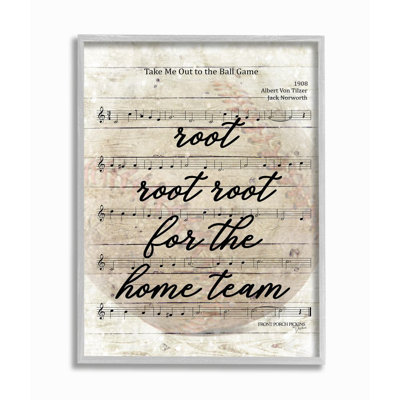 " Root For The Home Team Base Ball Game Music Sheet " by Penny Lane Publishing