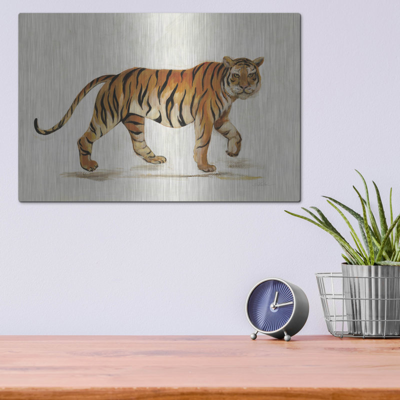 «Walking Tiger Light» par Silvia Vassileva, H 12 po x l 16 po