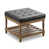 Plateau noir / base brun foncé