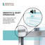 Porte de douche demi-cadre l 53 po x H 67,38 po-42568417