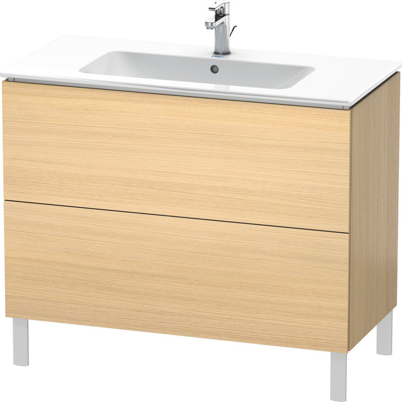 Base de meuble-lavabo simple 40,13 po seulement, Chêne de Méditerranée