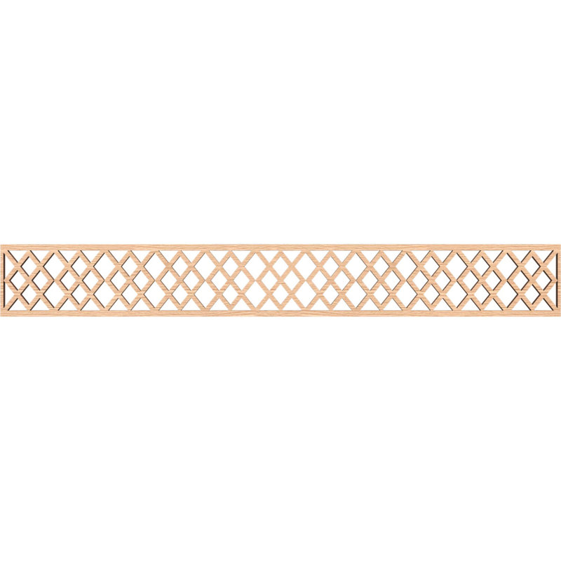 Moulure Hadley, H 6 po x l 46,5 po x P 0,375 po, Chêne rouge