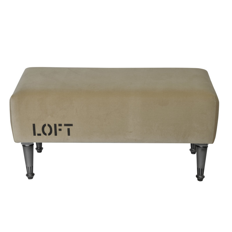 Loft Upholstered Bench, Beige