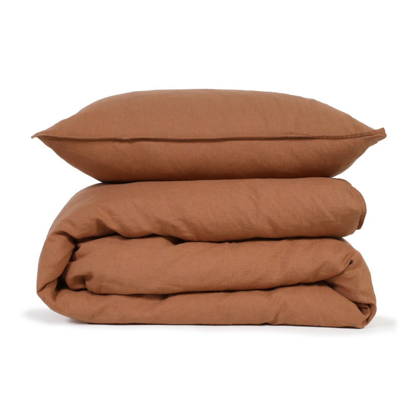 Parker Duvet Cover, Queen Duvet Cover + 2 Standard Shams, Rayon from Bamboo, Ocean