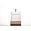 Ensemble de meuble-lavabo de coin simple 16 po avec lavabo en résine Baya-663474287