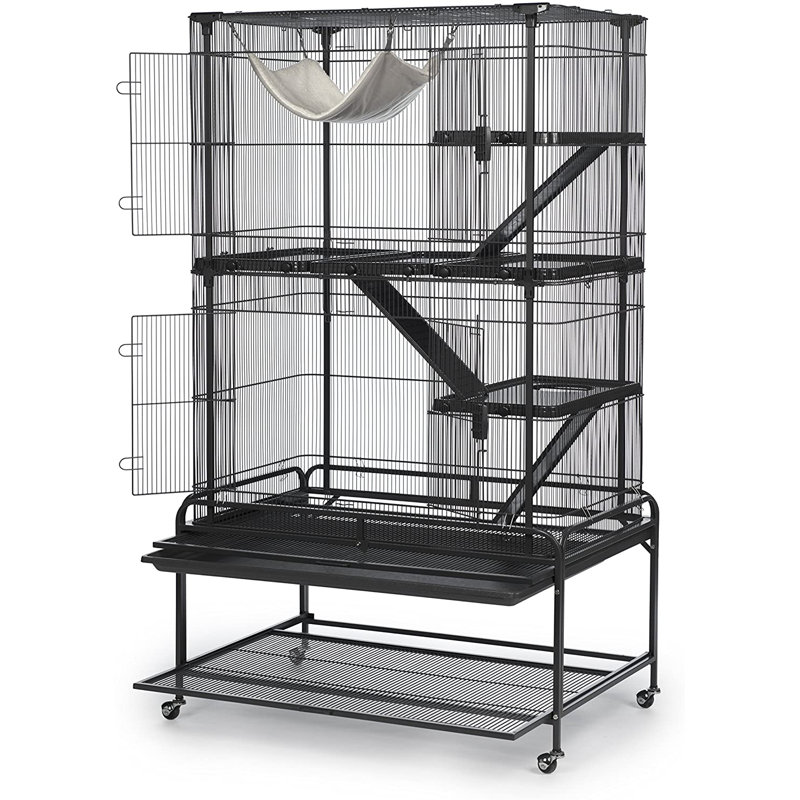 Cage pour petits animaux Khaleesi, Noir