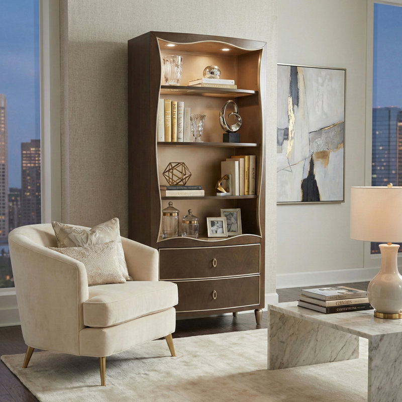 Villa Cherie Bookcase, Hazelnut