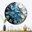 Horloge murale Turquoise-93382819
