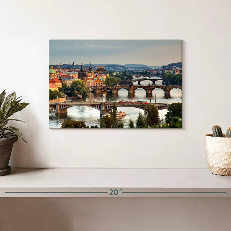 Rorry View Of Prague, 8" H x 12" W