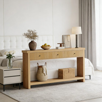 Table basse, table longue moderne, canapé en bois