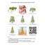 Arbre artificiel de 6 pieds avec lumières à DEL jaune chaud, support, adaptable à divers styles de décoration des Fêtes - rouge classique et thèmes