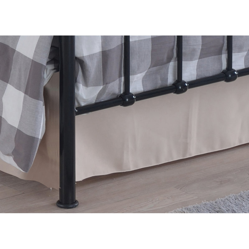 Solid Wood Bed, Kingsize (5'), Black
