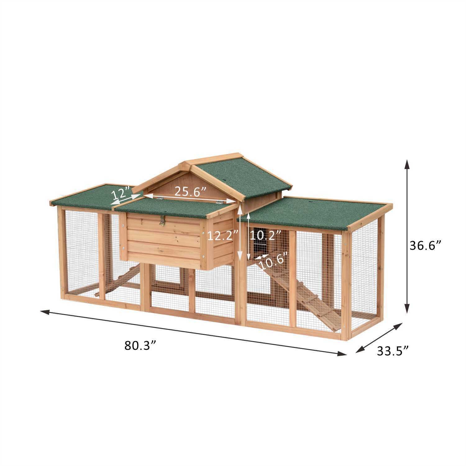 Tucker Murphy Pet™ Genoa 20.4 Square Feet Chicken Coop with Chicken Run ...