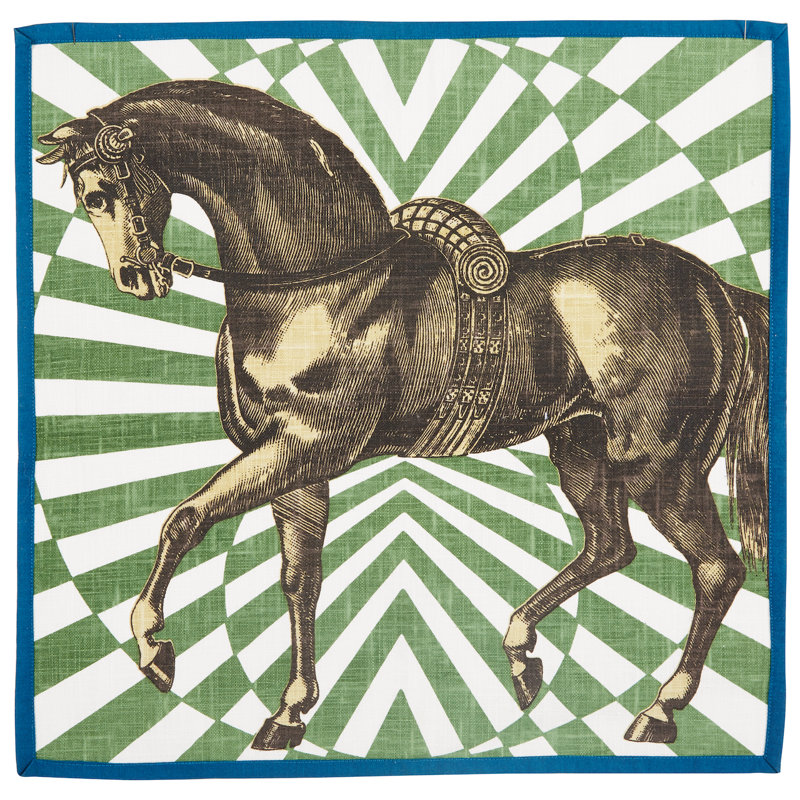 Horse 20" Cotton Napkin