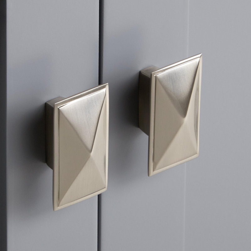 Quen 36" Freestanding Single Basin Vanity Set with Cabinet, Vanity Top, and Oval Undermount Sink, Gray, Brushed Nickel