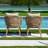 Cabo 4 - Person Acacia Solid Wood Patio Dining Set Round Table with Cushions Included-95387066