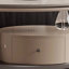 Light luxury design with wheel coffee table-110413718