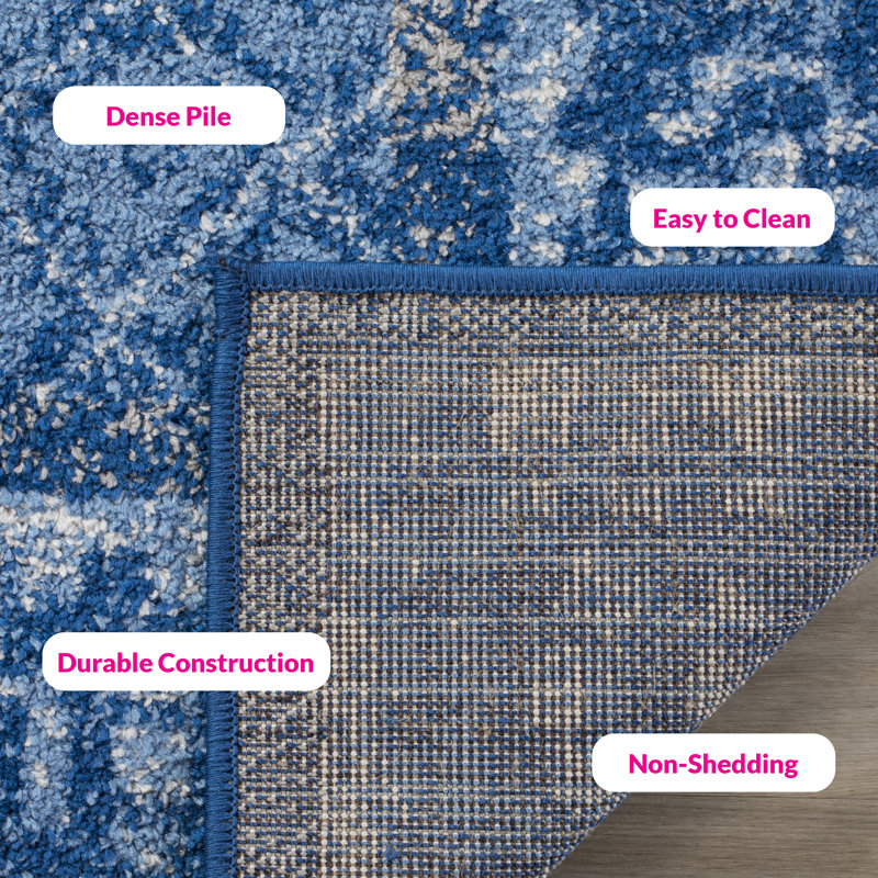 Onecre Geometric Area Rug, Rectangle 122 x 183 cm