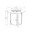30" Black Outdoor Fire Pit Table 50000 BTU Steel Firepit for Patio Garden 25"H x 30"W x 30"D-119893539-119893541